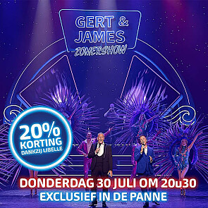 Gert & James zomershow met 20% korting dankzij Libelle ✨ do 30/07
