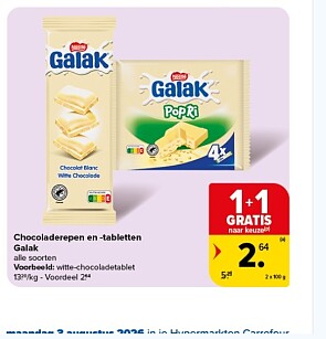Carrefour hyper 1+1 herta en galak