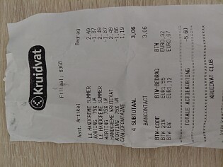 Handcrème gekocht voor €0,62/stuk