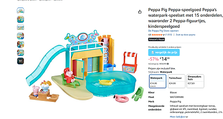 Peppa Pig Peppa-speelgoed Peppa's waterpark-speelset