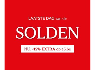 Tot 70% + 15% extra enkel vanavond!