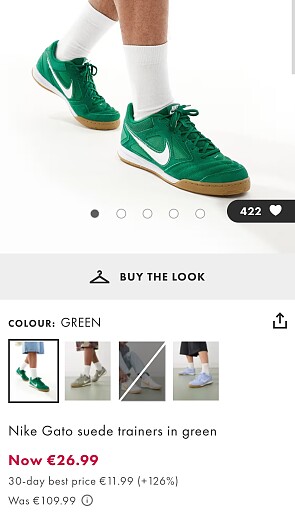 Nike sneakers aan 26,99€ ipv 109,99€