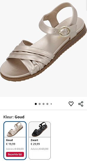 Palado dames sandalen 19,99€