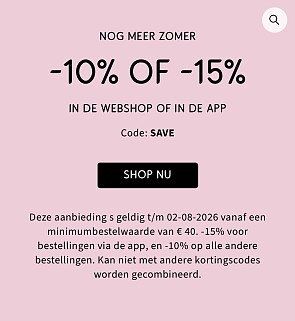 Tot -15% korting bij Bonprix