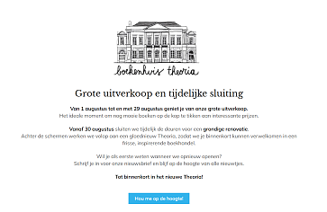 📚 Grote uitverkoop bij Boekenhuis Theoria!