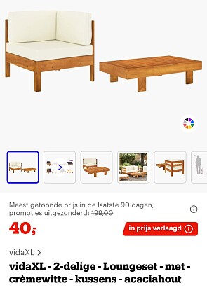 2 delige loungeset voor 40€!