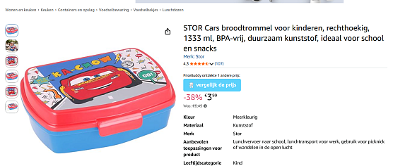 Back to school met leuke brooddozen van Stor
