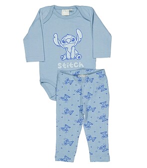 Kledingset blauw Lilo & Stitch maat 62