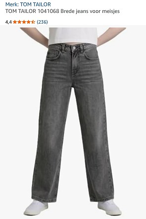 Tom Tailor brede jeans voor meisjes 176