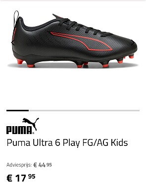 Voetbalschoenen 17,95€ kids