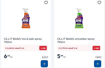 cillit bang sprays in promo