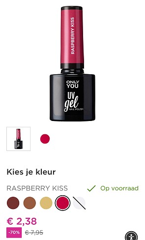 Gel nagellak 70% goedkoper bij ICI Paris XL