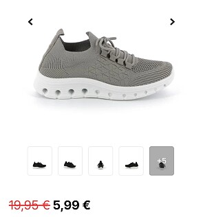 Damessneakers 5,99€!