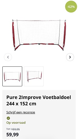 Pure 2Improve Voetbaldoel