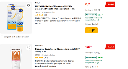 ☀️ Dagdeal! Tot 80% korting op zonbescherming