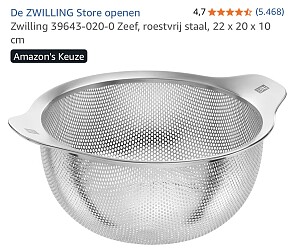 Zwilling Zeef