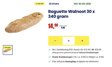 Baguette Walnoot