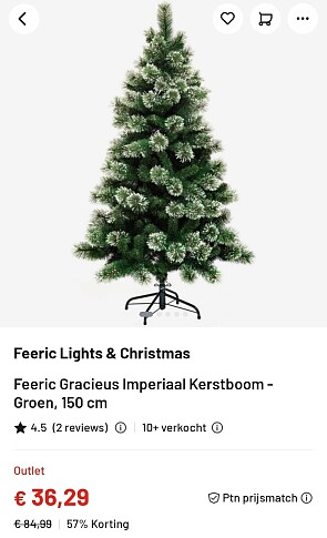 Kerstbomen vanaf €8,59