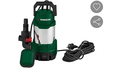 -30% Dompelpomp vuil water PARKSIDE® PETPS1100