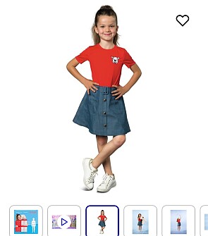 -50% verkleedjurk Marie 3/5j maat 116