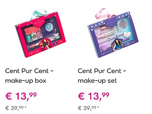 Cent pur cent tot 1/3 van de prijs!