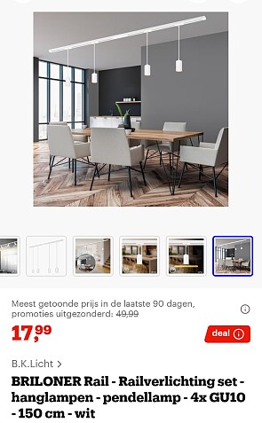 Briloner hanglamp 17,99€ pv 50€