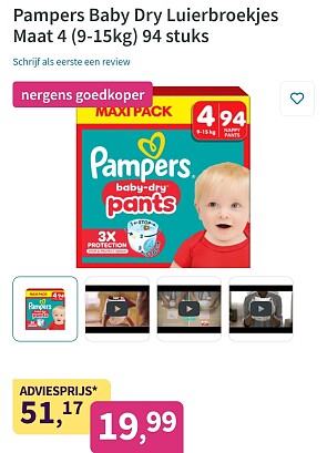 Pampers Baby Dry & Premium Protection Pants