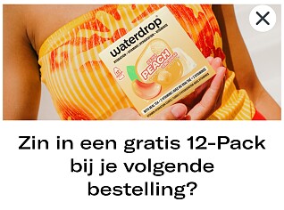 Waterdrop 12pack gratis
