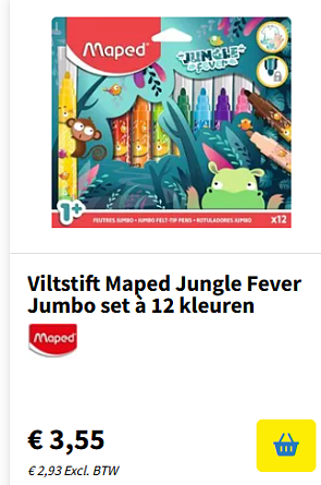 Maped Jungle Fever Jumbo Viltstiften
