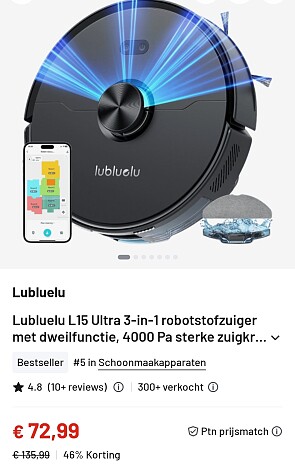 Image of robotstofzuiger