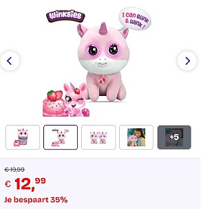-35% Winksies Strawberry Unicorn