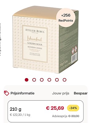 Atelier rebul kaars 25,69€