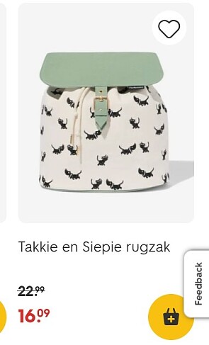 Takkie & Siepie rugzak