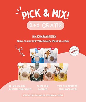 Pick&mix 2+1 gratis