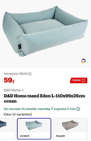 D&D Home hondenmand Eden