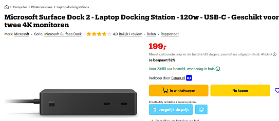 💻 Microsoft Surface Dock 2 Laptop Docking Station