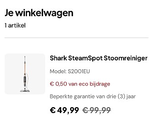 Ninja steamspot stoomreiniger