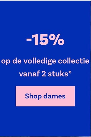 15% korting op de volledige collectie