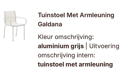 Image of tuintafel