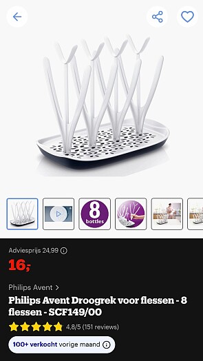 Philips Avent droogrek