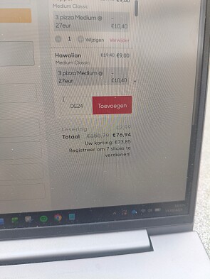3 medium pizza voor 27 op pizza hut