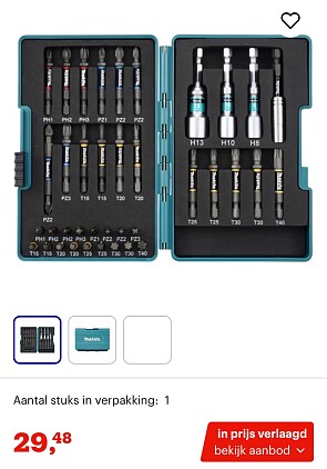Makita slagschroefbitset