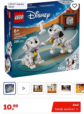 LEGO Disney Lucky en Penny uit 101 Dalmatiërs