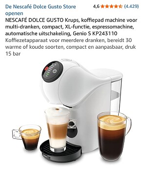 Krups Nescafé Dolce Gusto Genio S / Genio S Plus
