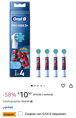 Oral-B Pro Kids Opzetborstels