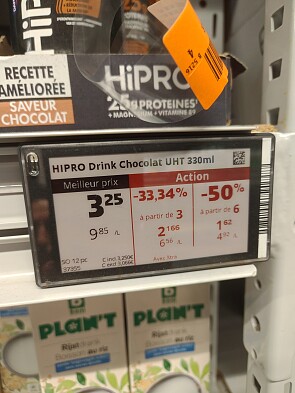 -50% a partir de 6 hippro yaourt a boire
