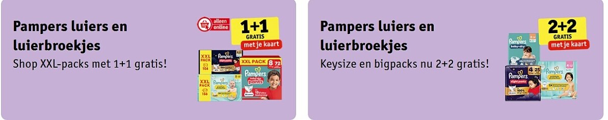 Weekenddeal Pampers bij Kruidvat