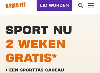 Sport 2 weken gratis bij Basic Fit