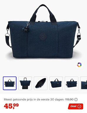 Kipling weekendtas 45,99€!