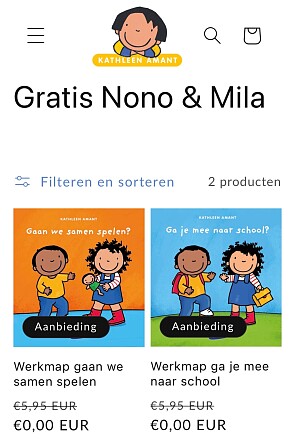 Gratis werkmap download Nono & Mila